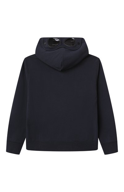 Хлопковая толстовка C.P. COMPANY темно-синего цвета по цене 22550 руб., арт. CNF009/LCA69/10-14, фото 2 Хлопковая толстовка C.P. COMPANY, арт. CNF009/LCA69/10-14, фото 2