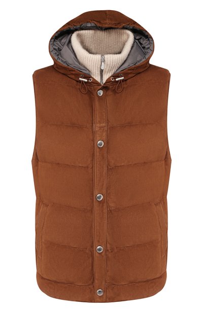 Замшевый жилет BRUNELLO CUCINELLI, арт. M0PCL1705, фото 1