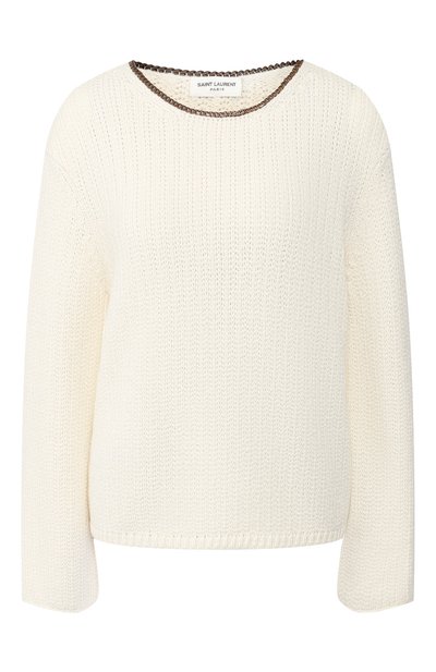 Женский свитер из смеси вискозы и шерсти SAINT LAURENT, арт. 605867/YAJT2