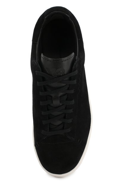 Замшевые кеды yohji court Y-3, арт. F99791/W, фото 5