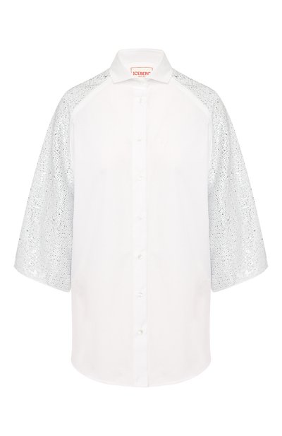 Женская рубашка с пайетками ICEBERG, арт. 19E I2S0/G021/0605