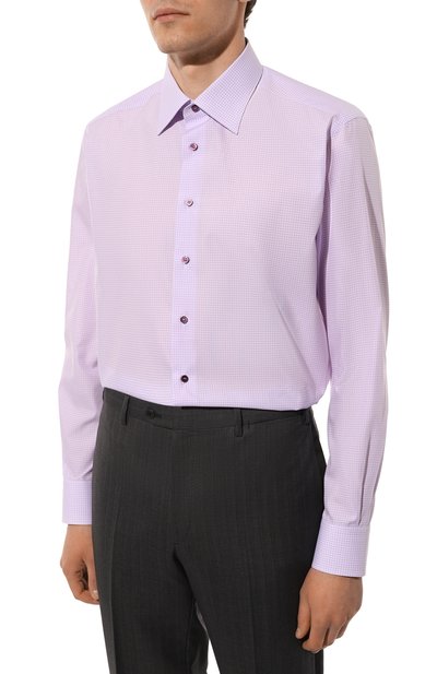 Хлопковая сорочка ZILLI, арт. MFZ-13068-365607/0001, фото 4