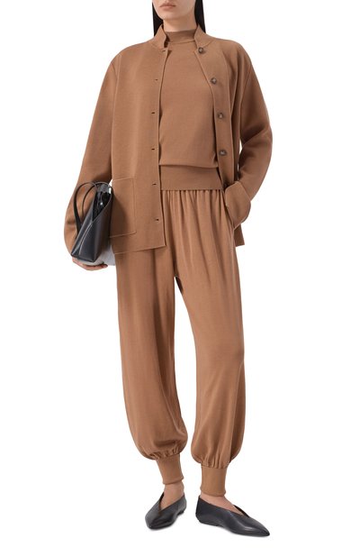 Женские джоггеры из шелка и хлопка 12 STOREEZ, арт. 137944