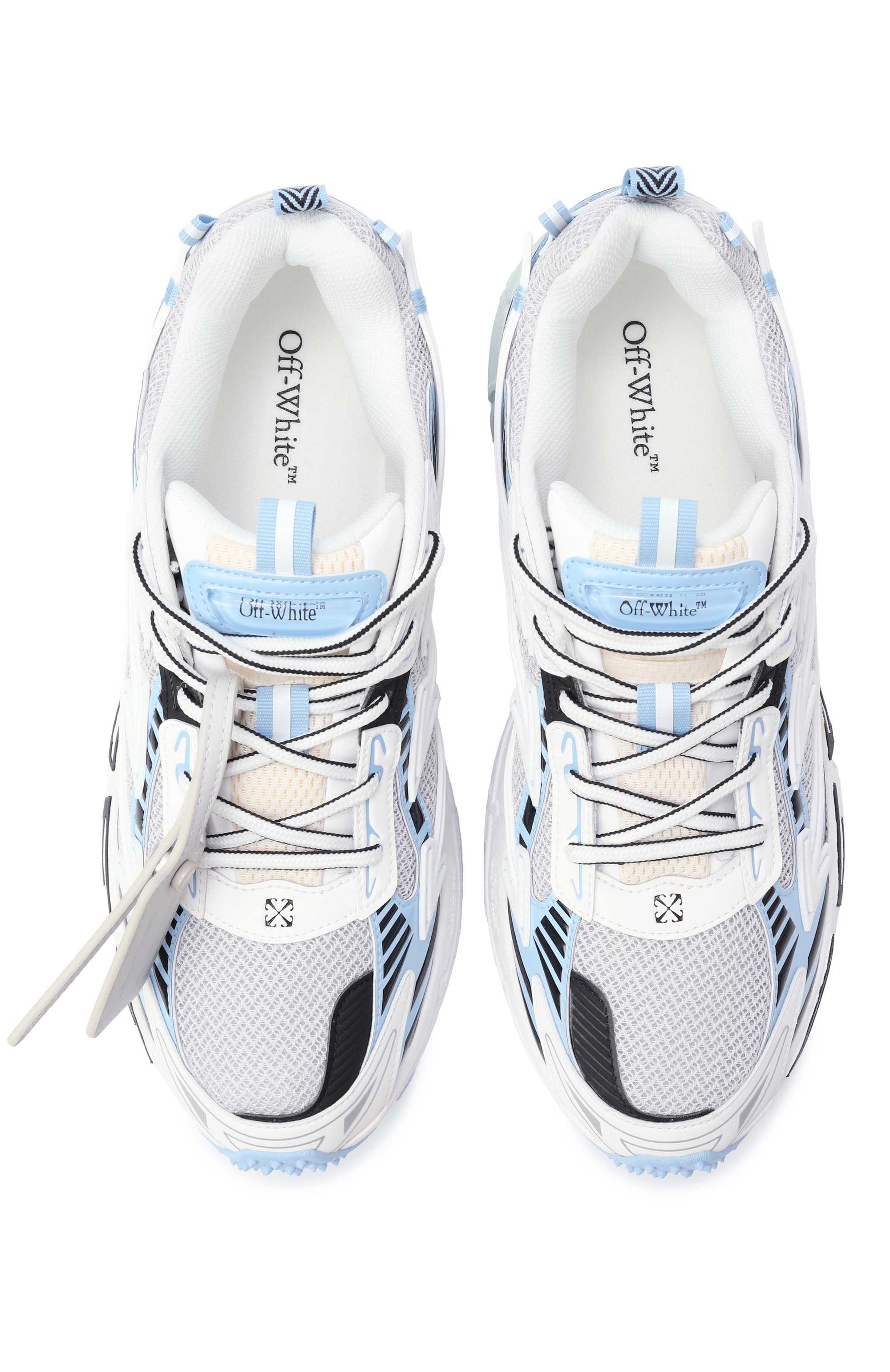 Комбинированные кроссовки be right back OFF-WHITE, арт. 0MIA295C99FAB0010140, фото 6