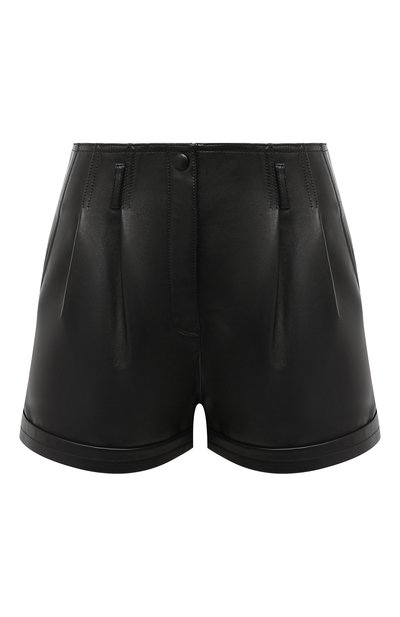 Женские кожаные шорты SAINT LAURENT, арт. 630200/YC2ZZ
