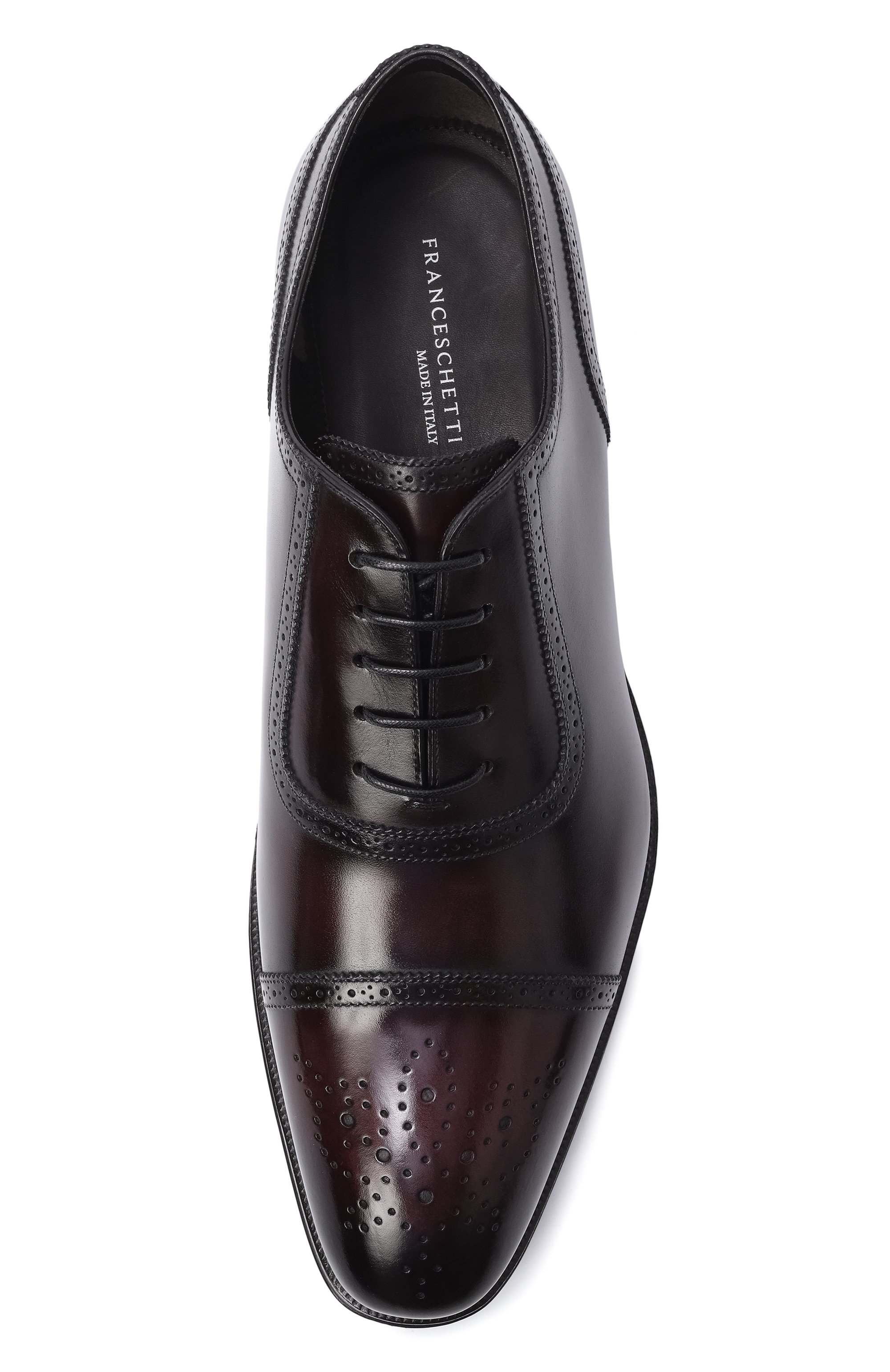 Кожаные оксфорды FRANCESCHETTI, арт. 5689003/FRENCH DEC0, фото 5