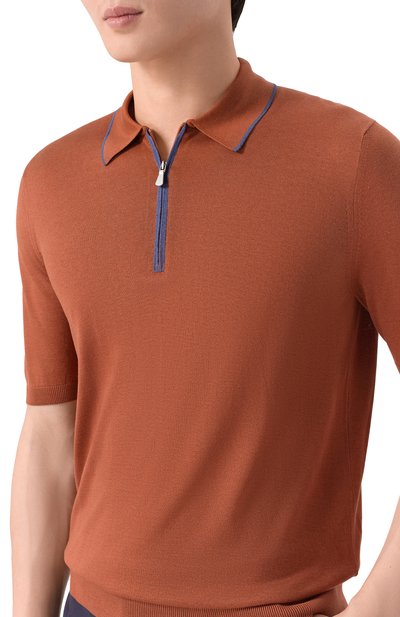 Шелковое поло GRAN SASSO, арт. 43166/23506, фото 5