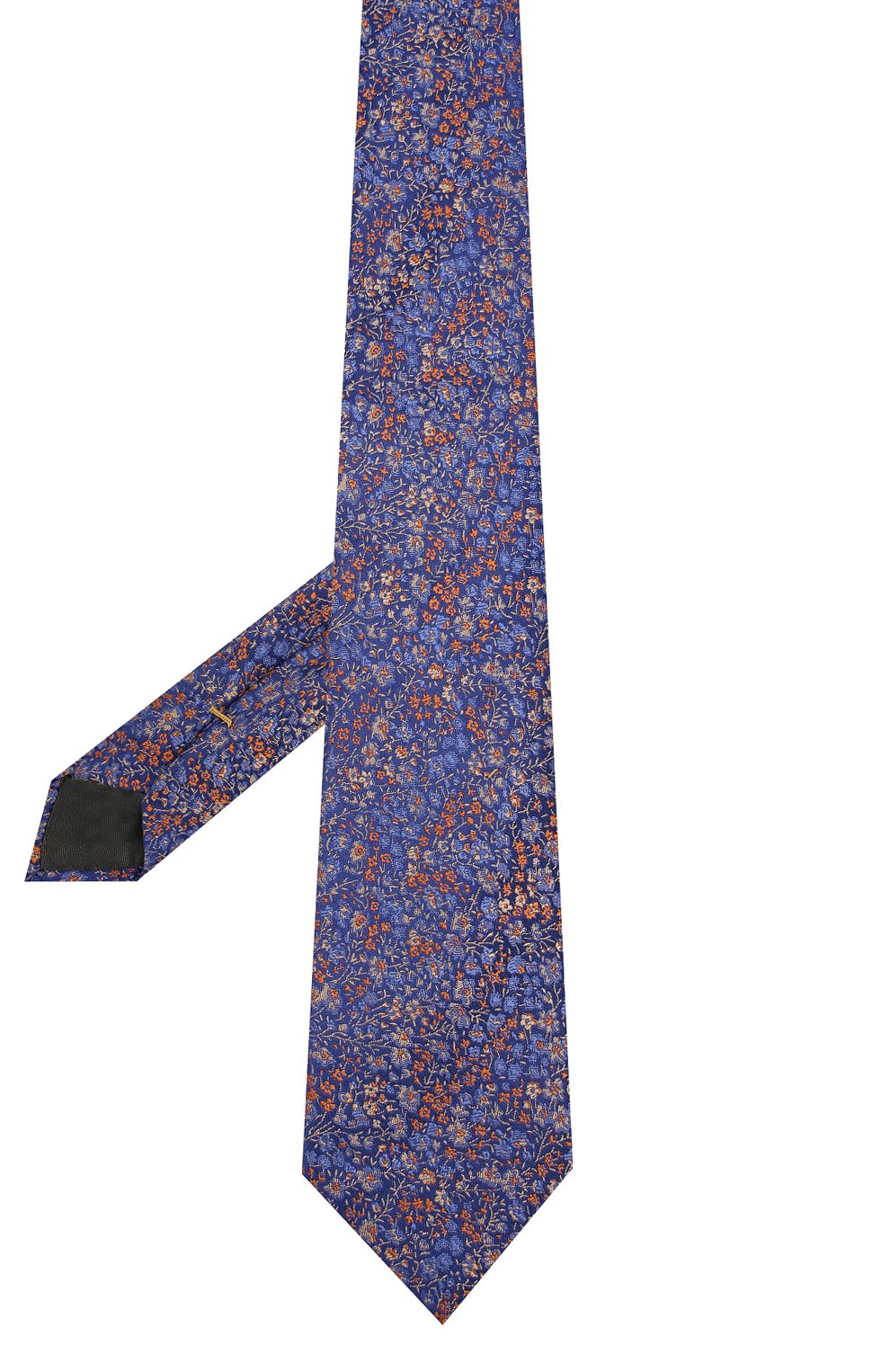 Шелковый галстук CANALI темно-синего цвета по цене 12700 руб., арт. 18/HJ02580, фото 2 Шелковый галстук CANALI, арт. 18/HJ02580, фото 2