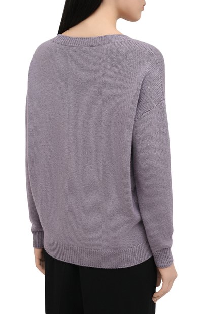 Пуловер из смеси кашемира и шелка BRUNELLO CUCINELLI, арт. M73539902, фото 4