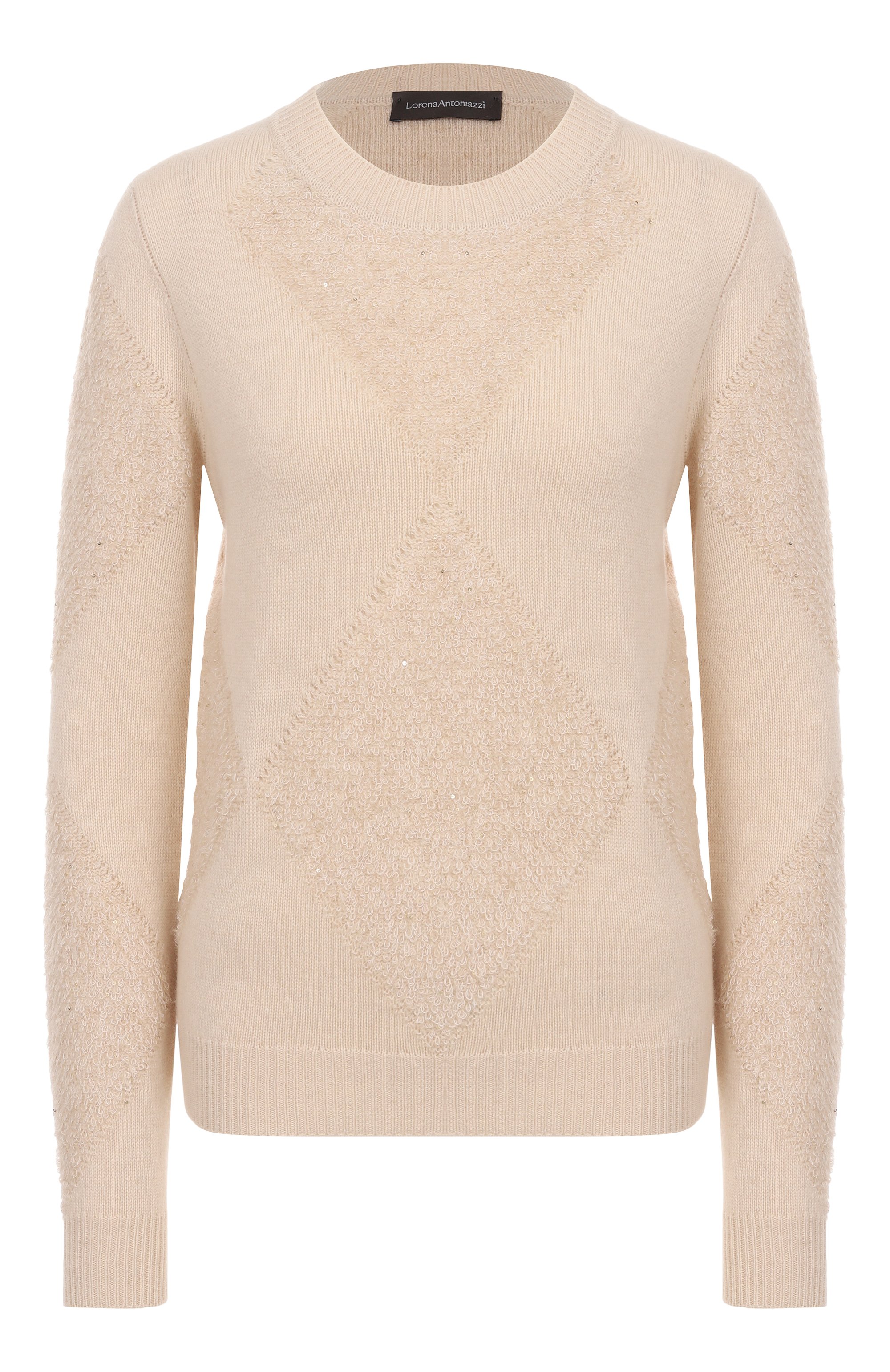 Пуловер из шерсти и шелка LORENA ANTONIAZZI, арт. GM22A/2988, фото 1