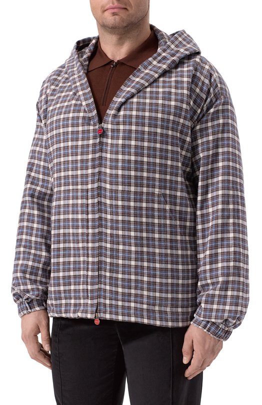 Хлопковая рубашка Kiton UMC015H0825907 Разноцветный  UMC015H0825907 Фото 3