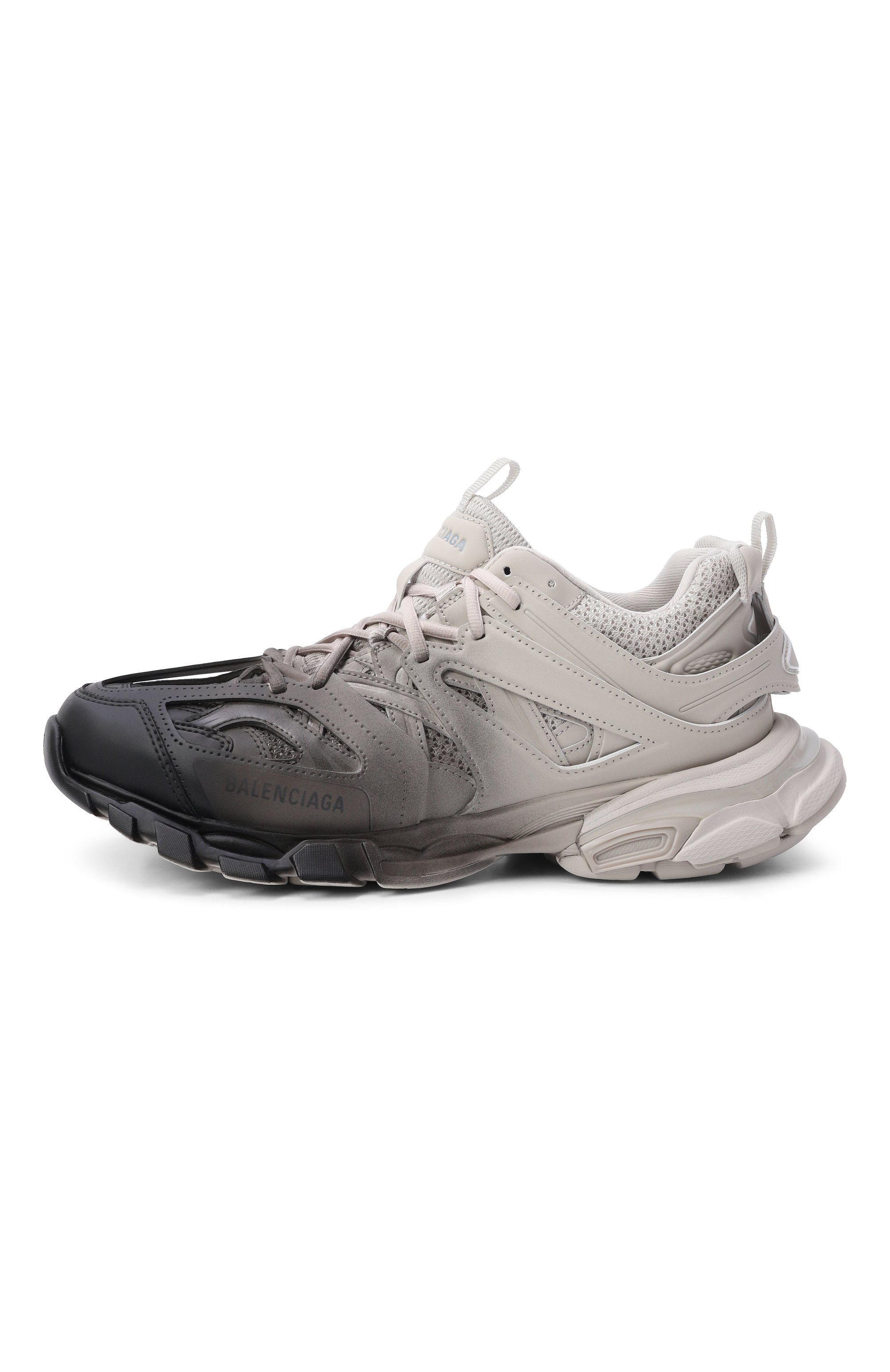 Комбинированные кроссовки track BALENCIAGA серого цвета по цене 125500 руб., арт. 542023/WTRGD, фото 3 Комбинированные кроссовки track BALENCIAGA, арт. 542023/WTRGD, фото 3