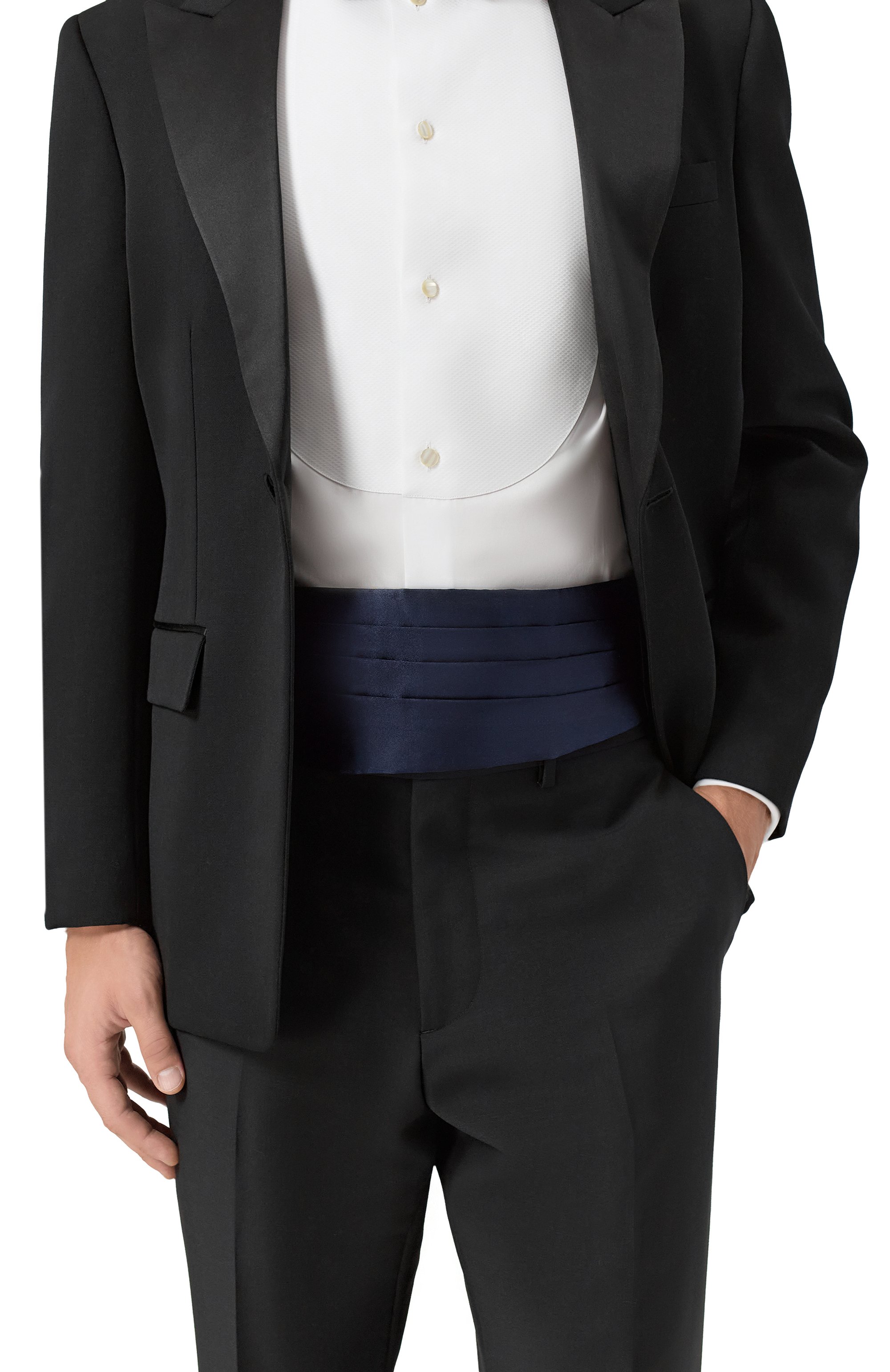 Шелковый камербанд CORNELIANI, арт. 26U917-2620480, фото 2