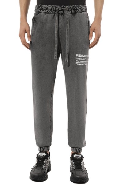 Хлопковые джоггеры DIEGO VENTURINO, арт. D3S4PNTBASIC2, фото 3