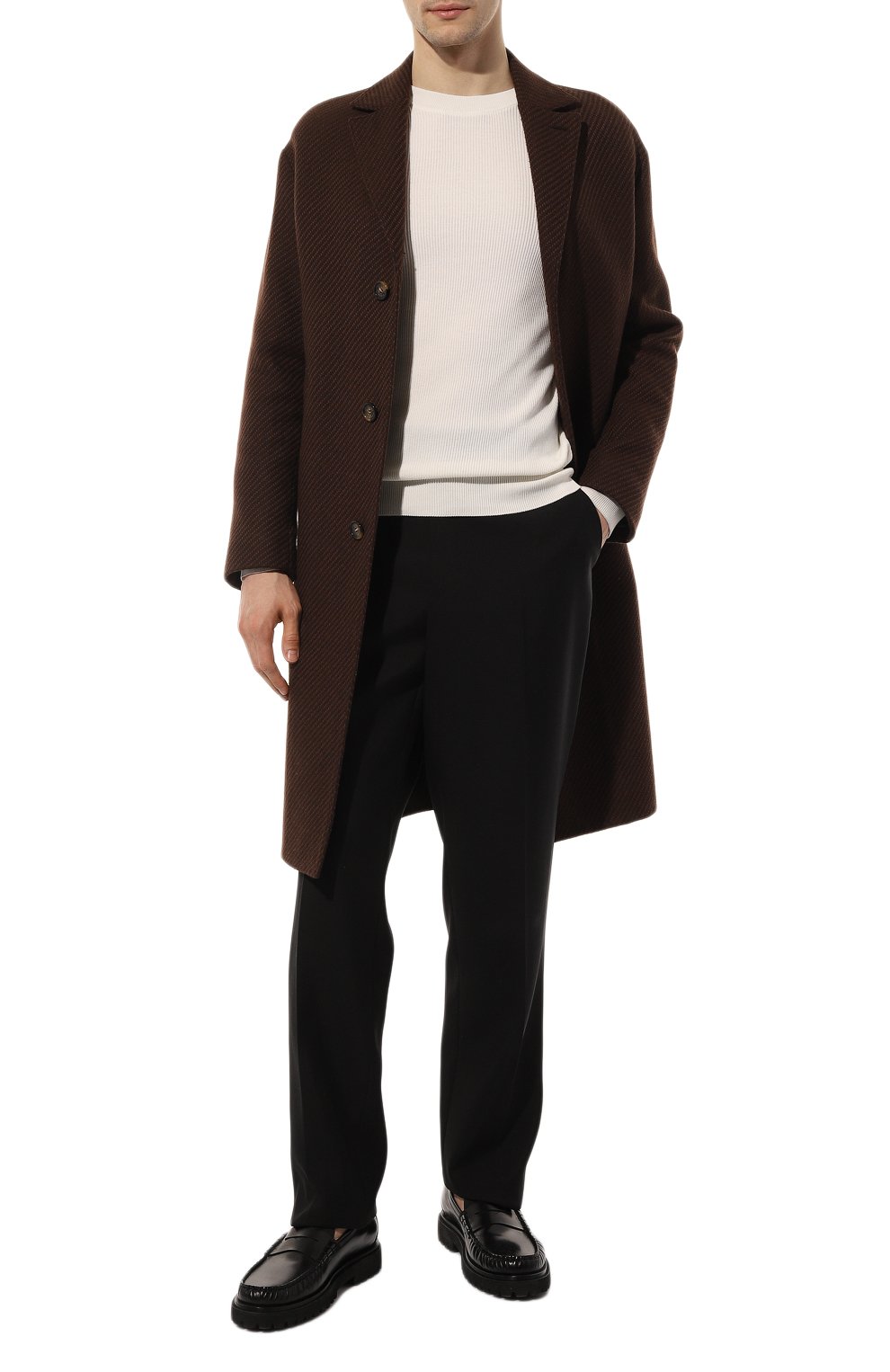 Хлопковый джемпер BRUNELLO CUCINELLI, арт. M29400100, фото 2