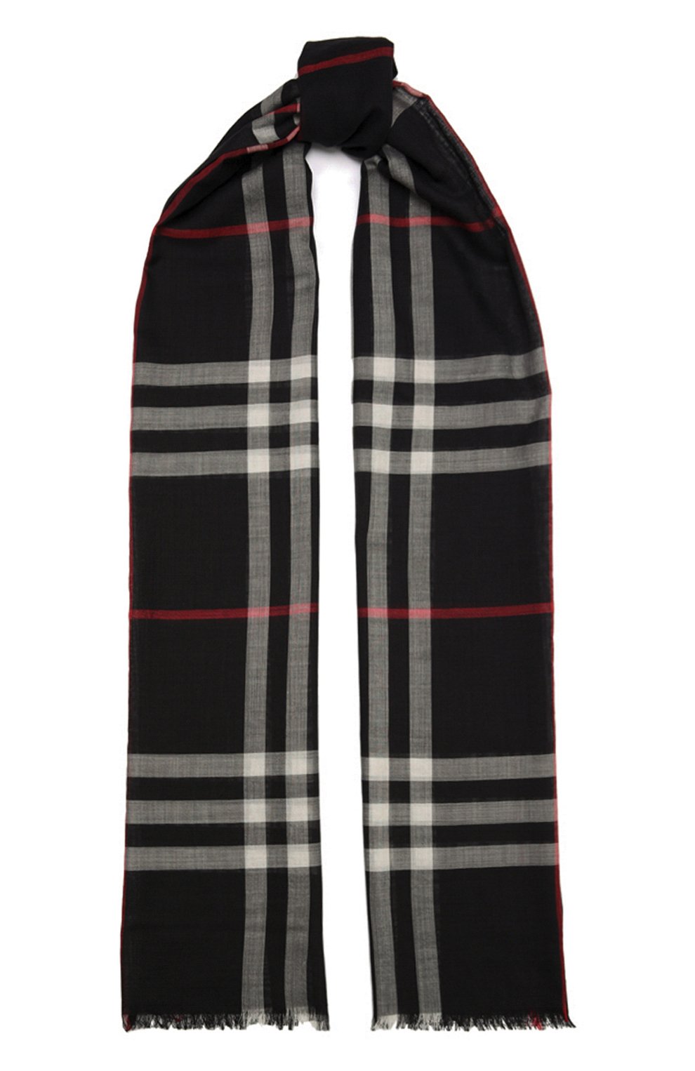 Шарф из шерсти и шелка BURBERRY, арт. 8015406, фото 1