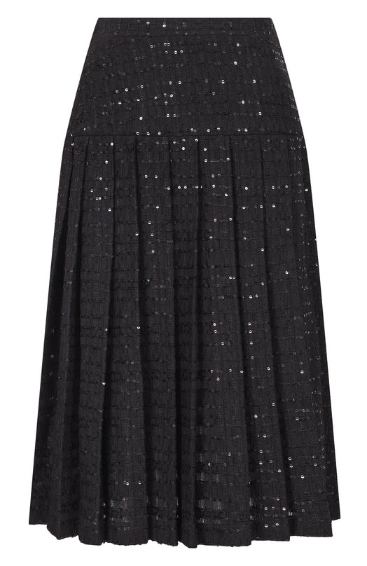 Плиссированная юбка Alessandra Rich FABX4285/F4714 Чёрный FABX4285/F4714