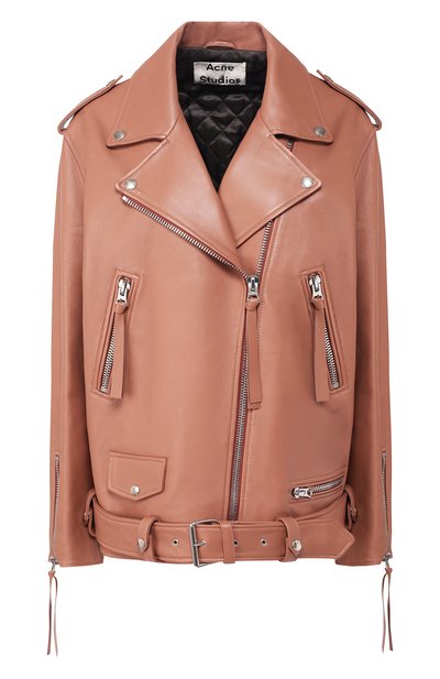 Кожаная куртка с поясом ACNE STUDIOS, арт. A70004, фото 1