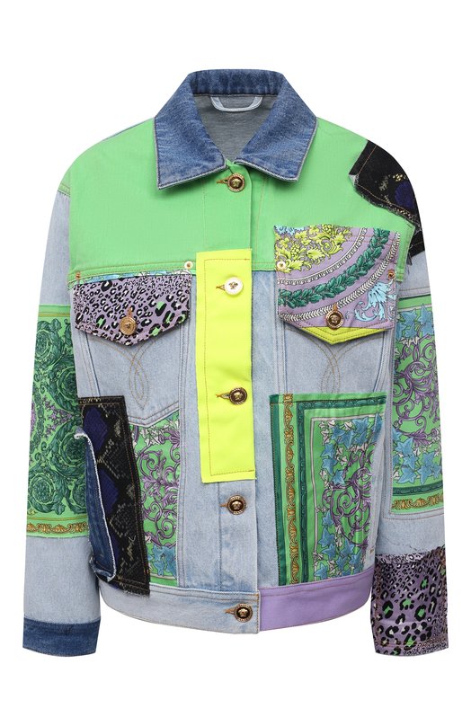 Джинсовая куртка Versace A88516/1F00408 Разноцветный A88516/1F00408