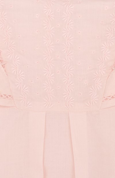 Хлопковая блуза свободного кроя с вышивкой TARTINE ET CHOCOLAT, арт. TL12042, фото 3