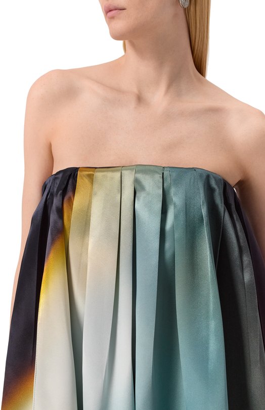 Атласное платье Jil Sander J01CT0238-J65291 Разноцветный  J01CT0238-J65291 Фото 5