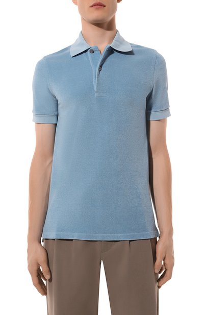 Хлопковое поло TOM FORD, арт. JMC010/JPS003, фото 3