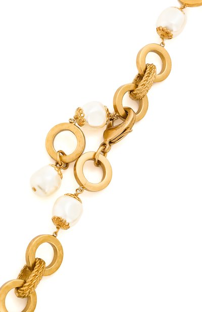 Колье DOLCE & GABBANA золотого цвета по цене 143500 руб., арт. WNL6A2/W1111, фото 3 Колье DOLCE & GABBANA, арт. WNL6A2/W1111, фото 3