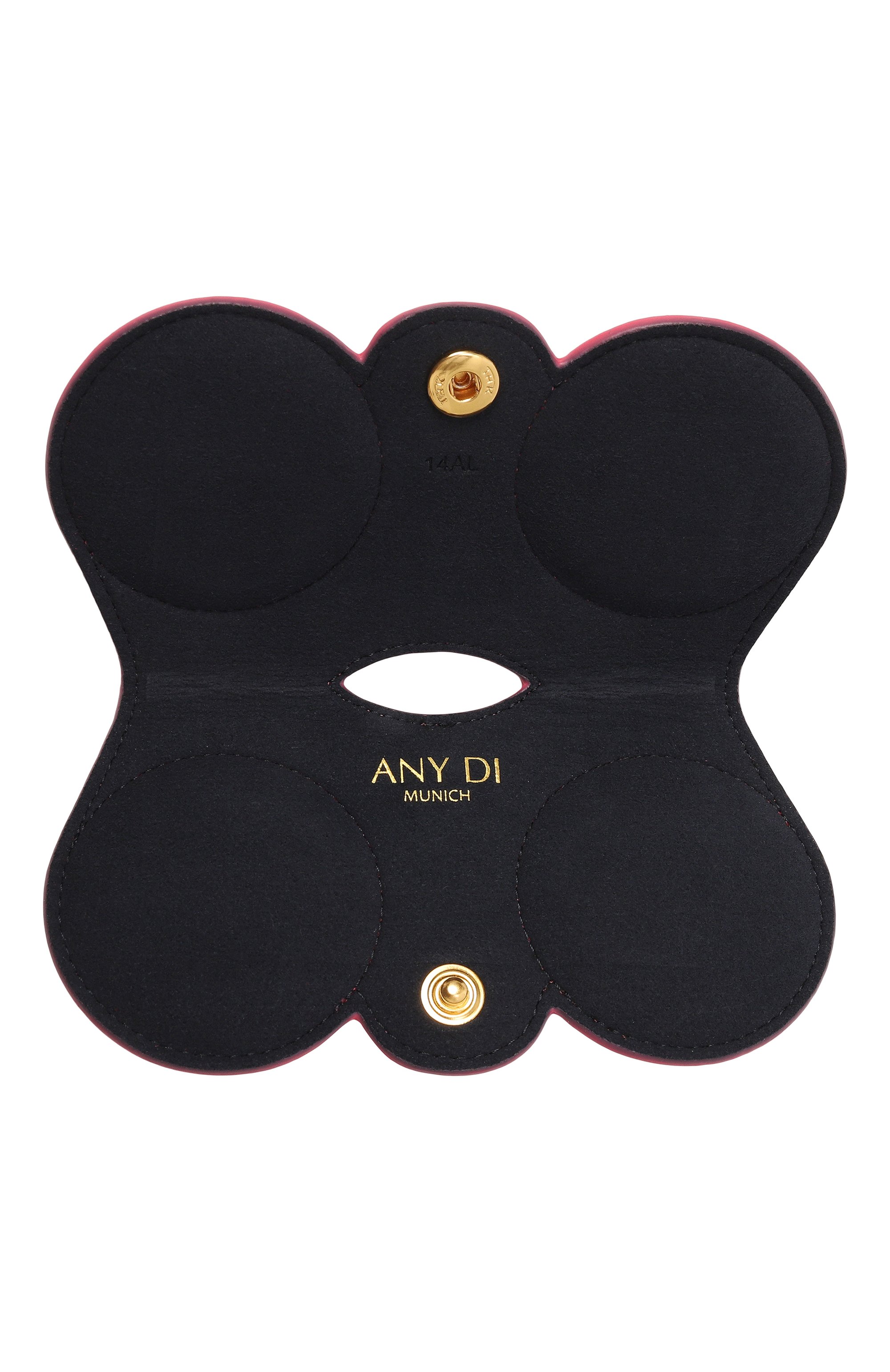 Кожаный футляр для очков ANY DI, арт. SP101602 FUCHSIA, фото 3