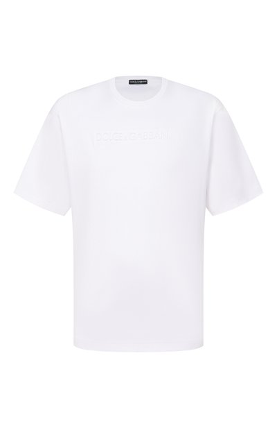 Мужская хлопковая футболка DOLCE & GABBANA, арт. G8PN9Z/HU7H8