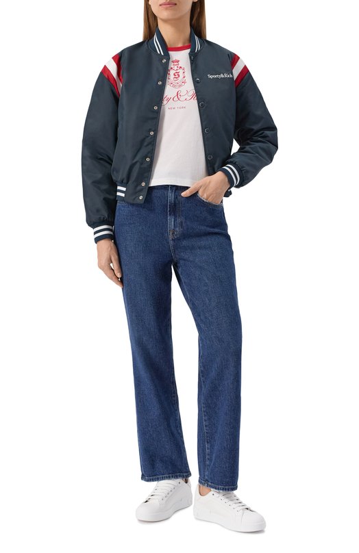 Бомбер Sporty and Rich JA016508300BL32 Синий  JA016508300BL32 Фото 2