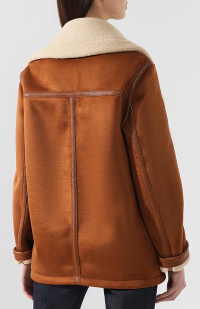 Дубленка с косой молнией STELLA MCCARTNEY, арт. 543872/SJB34, фото 4