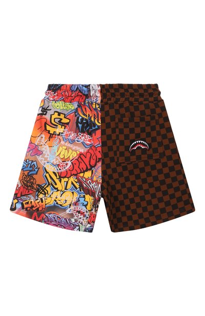 Хлопковые шорты SPRAYGROUND, арт. SPY1448E/UF0 CALLING SH0RTS
