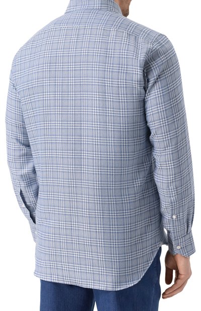 Рубашка из хлопка и кашемира MVST, арт. M0RBIDA/CANNES/SQUARED/505, фото 4
