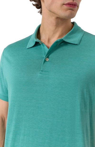 Поло из шелка и хлопка PAUL&SHARK, арт. 25411208, фото 5