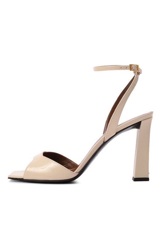 Лакированные босоножки Venice Strap 90 Giuseppe Zanotti Design E600032 Кремовый  E600032 Фото 4