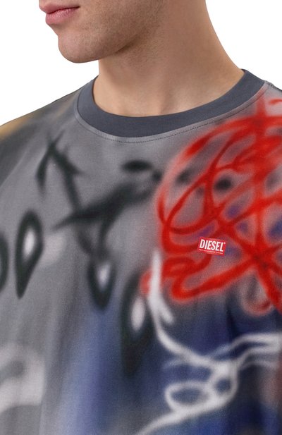 Хлопковый лонгслив DIESEL, арт. A21790/0WICM, фото 5