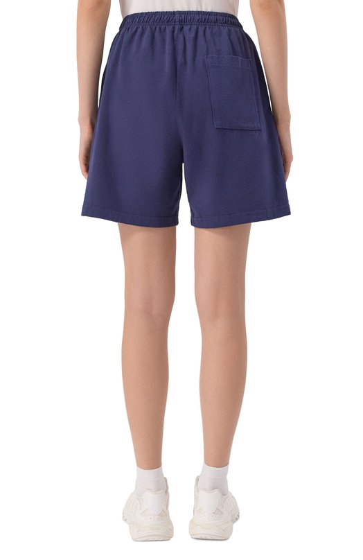 Хлопковые шорты Sporty and Rich SH039621425BL106 Синий  SH039621425BL106 Фото 4