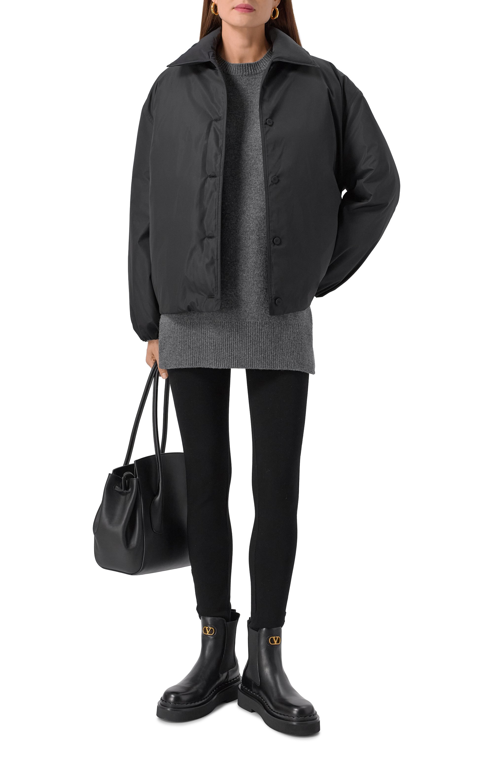 Кожаные челси VALENTINO черного цвета по цене 152500 руб., арт. 7W2S0ME7/BEK, фото 3 Кожаные челси VALENTINO, арт. 7W2S0ME7/BEK, фото 3