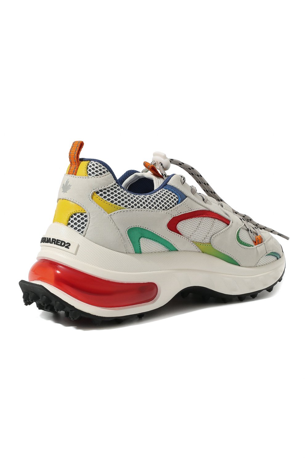 Комбинированные кроссовки bubble DSQUARED2 разноцветного цвета по цене 63900 руб., арт. SNM0192 09704909, фото 5 Комбинированные кроссовки bubble DSQUARED2, арт. SNM0192 09704909, фото 5