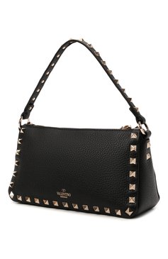 Женская сумка rockstud VALENTINO черного цвета, арт. WW2B0J47/VSF | Фото 3 (Материал: Натуральная кожа; Сумки-технические: Сумки top-handle, Сумки через плечо; Ремень/цепочка: На ремешке; Размер: small; Региональные ограничения белый список (Axapta Mercury): RU)