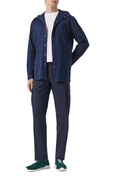 Мужская хлопковая рубашка KITON, арт. UMCPETEH0923416_
