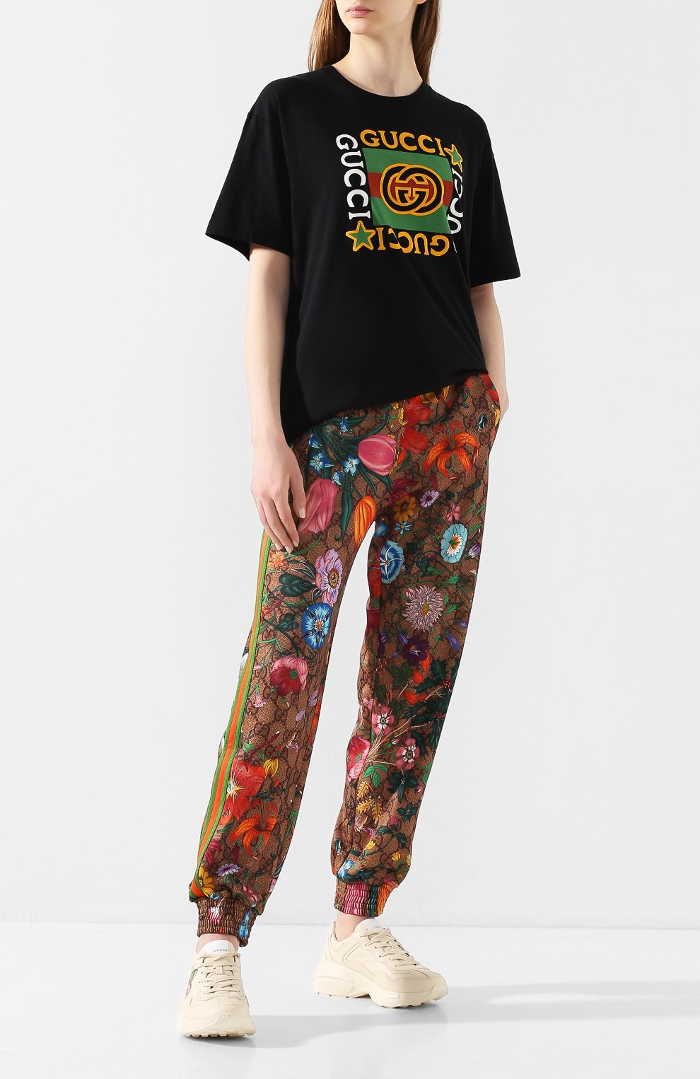 Хлопковая футболка GUCCI, арт. 539081/XJBYA, фото 2