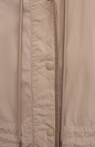Плащ MONCLER бежевого цвета по цене 57400 руб., арт. G1-093-1C733-00-54543, фото 5 Плащ MONCLER, арт. G1-093-1C733-00-54543, фото 5