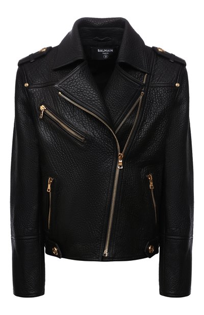 Женская кожаная куртка BALMAIN, арт. WF1TD035/L166