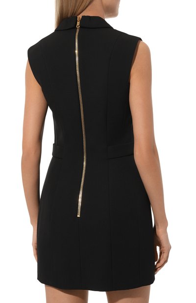 Шерстяное платье BALMAIN, арт. AF0R5545WB05, фото 4