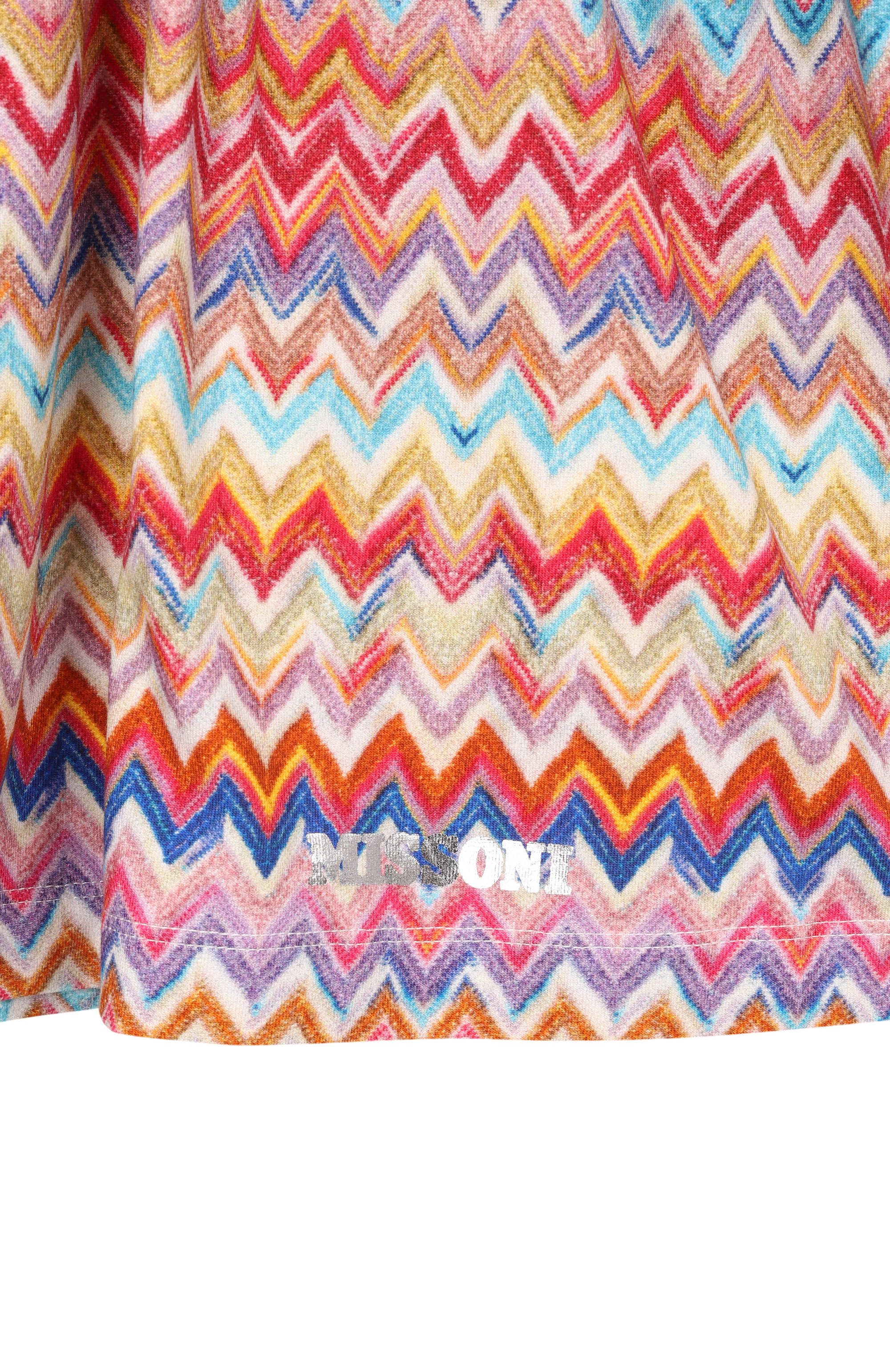 Хлопковое платье MISSONI разноцветного цвета по цене 16950 руб., арт. MY1A81/Z3756_001, фото 3 Хлопковое платье MISSONI, арт. MY1A81/Z3756_001, фото 3