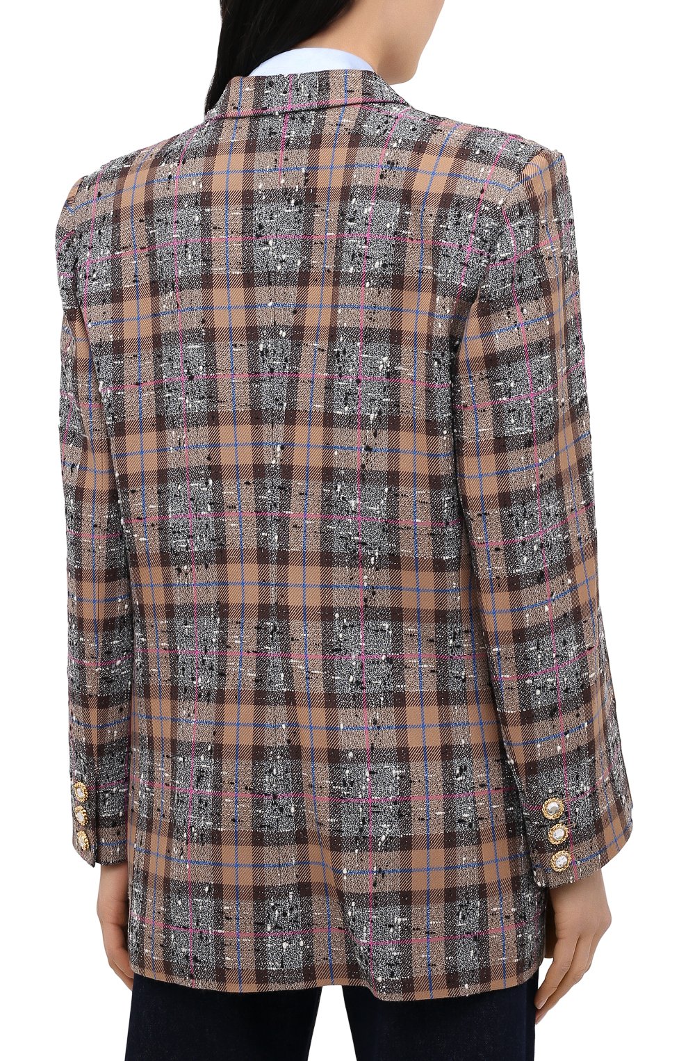 Двубортный жакет ALESSANDRA RICH разноцветного цвета по цене 185000 руб., арт. FAB2329-F2947, фото 5 Двубортный жакет ALESSANDRA RICH, арт. FAB2329-F2947, фото 5