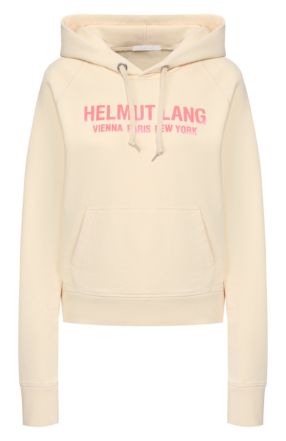 Хлопковое худи HELMUT LANG светло-бежевого цвета по цене 29950 руб., арт. K01DW505, фото 1 Хлопковое худи HELMUT LANG, арт. K01DW505, фото 1