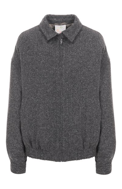 Женский бомбер из шерсти и хлопка OLOLOL, арт. OLC021/2578.901