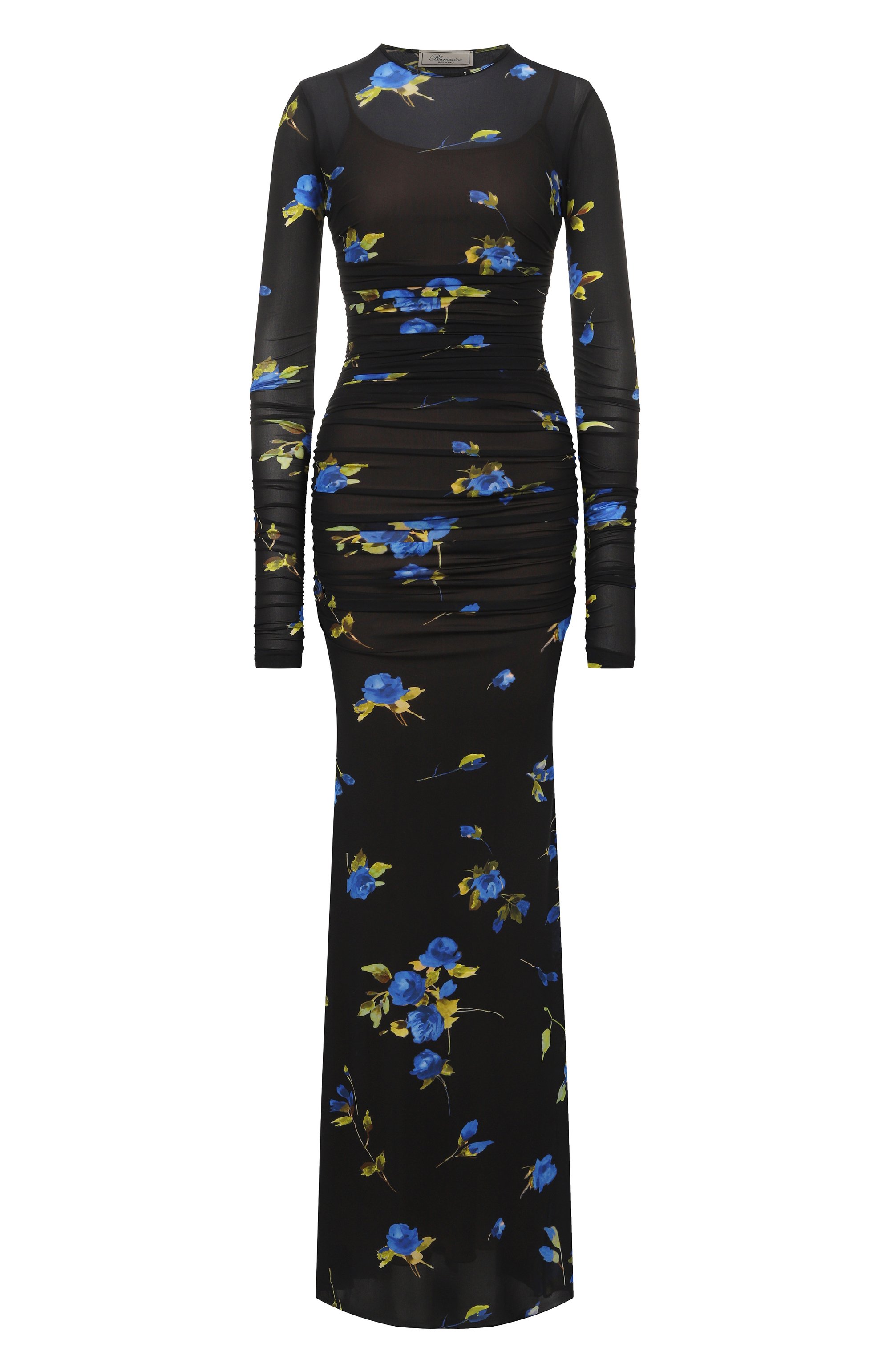 Платье BLUMARINE черного цвета по цене 114500 руб., арт. 2A726A/F9905, фото 1 Платье BLUMARINE, арт. 2A726A/F9905, фото 1